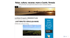 Desktop Screenshot of caorle.wordpress.com