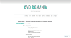 Desktop Screenshot of cvor.wordpress.com