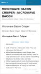 Mobile Screenshot of microwavebaconcrisperpcxb.wordpress.com