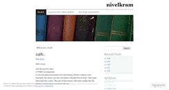 Desktop Screenshot of nivelkram.wordpress.com