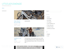 Tablet Screenshot of littleladylemonade.wordpress.com