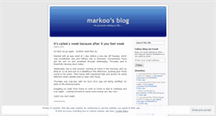 Desktop Screenshot of markoo73.wordpress.com