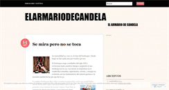 Desktop Screenshot of elarmariodecandela.wordpress.com