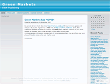 Tablet Screenshot of gmarkets.wordpress.com