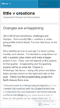 Mobile Screenshot of littlevcreations.wordpress.com