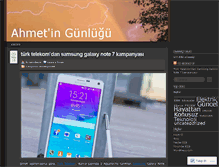 Tablet Screenshot of ahmetkarakis.wordpress.com