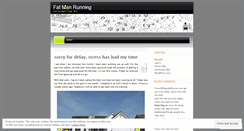 Desktop Screenshot of fatmanrunning.wordpress.com