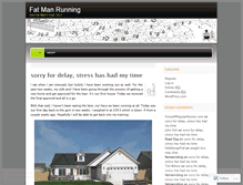 Tablet Screenshot of fatmanrunning.wordpress.com