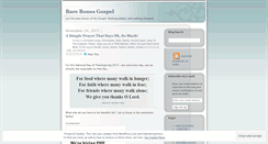 Desktop Screenshot of barebonesgospel.wordpress.com
