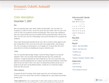 Tablet Screenshot of anihumancolor.wordpress.com