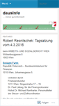 Mobile Screenshot of dausinfo.wordpress.com
