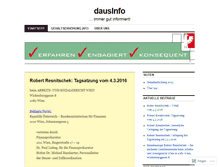 Tablet Screenshot of dausinfo.wordpress.com