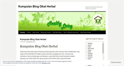 Desktop Screenshot of kumpulanblogobatherbal24.wordpress.com