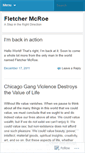 Mobile Screenshot of mcroe.wordpress.com