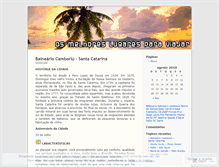 Tablet Screenshot of melhoreslugares.wordpress.com