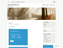 Tablet Screenshot of banterbill.wordpress.com