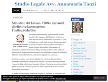 Tablet Screenshot of annamariatanzi.wordpress.com