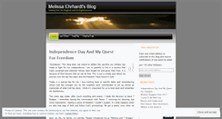 Desktop Screenshot of melissasavedbygrace.wordpress.com