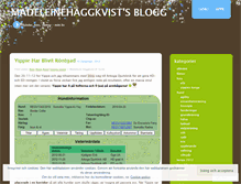 Tablet Screenshot of madeleinehaggkvist.wordpress.com