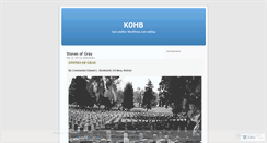 Desktop Screenshot of k0hb.wordpress.com