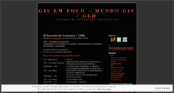 Desktop Screenshot of gisemfoco.wordpress.com