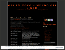 Tablet Screenshot of gisemfoco.wordpress.com