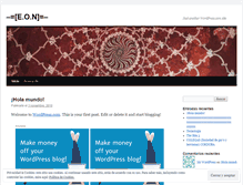 Tablet Screenshot of eon21.wordpress.com
