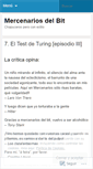 Mobile Screenshot of mercenariosdelbit.wordpress.com
