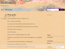 Tablet Screenshot of kimicallalily.wordpress.com