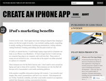 Tablet Screenshot of createaniphoneapp.wordpress.com