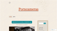 Desktop Screenshot of porncameras.wordpress.com