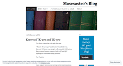 Desktop Screenshot of masesastro.wordpress.com