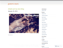 Tablet Screenshot of gusmarx.wordpress.com