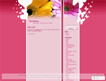 Tablet Screenshot of findingyourself.wordpress.com