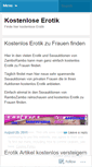 Mobile Screenshot of kostenloseerotik.wordpress.com