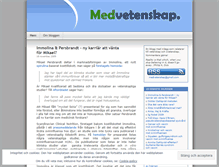 Tablet Screenshot of medvetenskap.wordpress.com