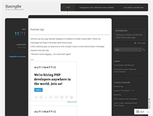 Tablet Screenshot of basingbe.wordpress.com