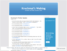 Tablet Screenshot of krochmal.wordpress.com