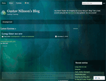 Tablet Screenshot of gustavnilsson14.wordpress.com