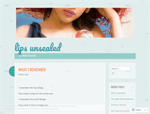 Tablet Screenshot of herlipsunsealed.wordpress.com