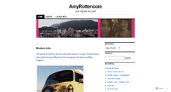Desktop Screenshot of amyrottencore.wordpress.com