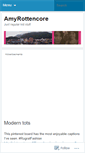 Mobile Screenshot of amyrottencore.wordpress.com