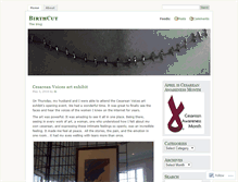 Tablet Screenshot of birthcut.wordpress.com