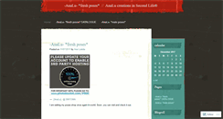 Desktop Screenshot of analutetia.wordpress.com