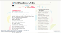 Desktop Screenshot of niccichau.wordpress.com