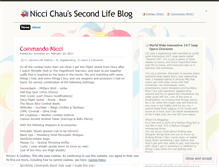 Tablet Screenshot of niccichau.wordpress.com