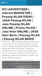 Mobile Screenshot of jasapasangiklanmanual.wordpress.com