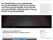 Tablet Screenshot of jasapasangiklanmanual.wordpress.com