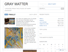 Tablet Screenshot of maryajohnson.wordpress.com