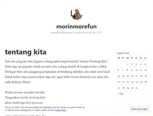 Tablet Screenshot of morinmorefun.wordpress.com